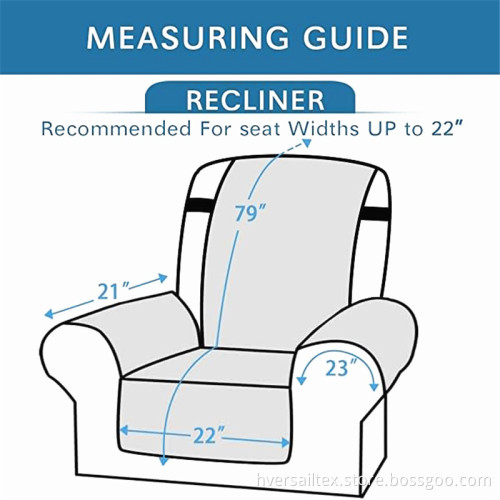 Water Repellent Recliner Chair Cover Reclining Slipcover